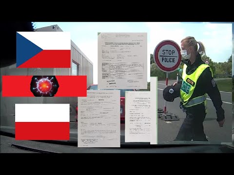 covid19 przejazd przez granice autem dokumenty PL CZ crossing the borders by car PL CZ Polska Czechy