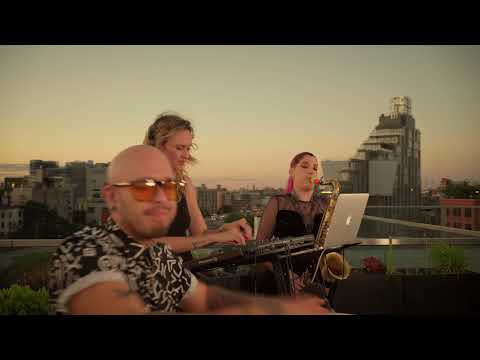 Live DJ with Saxophone Player & Percussionist - New York City sunset mix