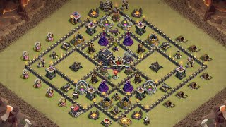 【クラクラ】ハイフリさんの天災ドラゴンラッシュ TH9全壊