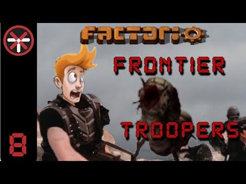 Factorio Frontier Troopers - Multiplayer Deathworld Scenario EP8: BIGGER BERTHA| Gameplay, Lets Play
