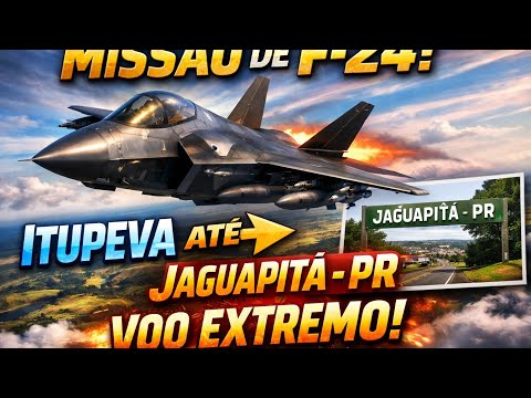 Voo Realista: De Itupeva a Jaguapitã no Flight Simulator com um F-24