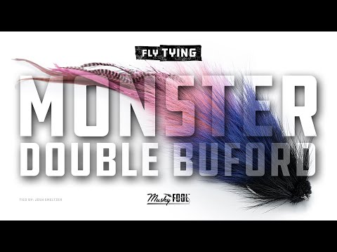 How to tie a Monster Double Buford Musky Fly - By Musky Fool Fly Fishing Co.