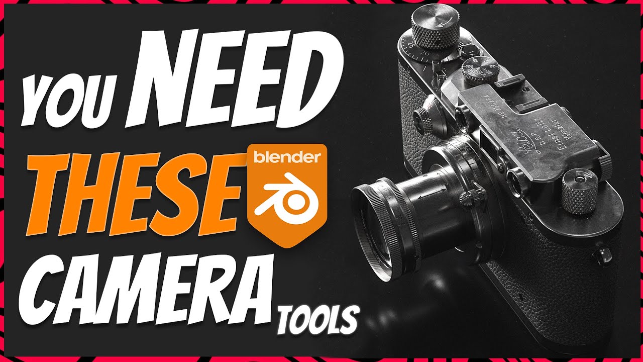 You Need these CAMERA TOOLS for Blender