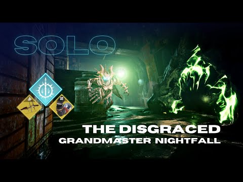 Solo Grandmaster Nightfall "The Disgraced" with Shinobu's Vow Skip Grenades - Arc Hunter - Destiny 2