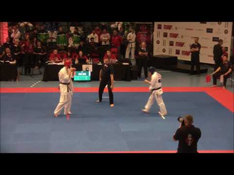 EC2017 Kumite Junior Boys 70 75 kg Jovydas Griškus Lithuania AKA Vs Csaba Berencsi Hungary SHIRO