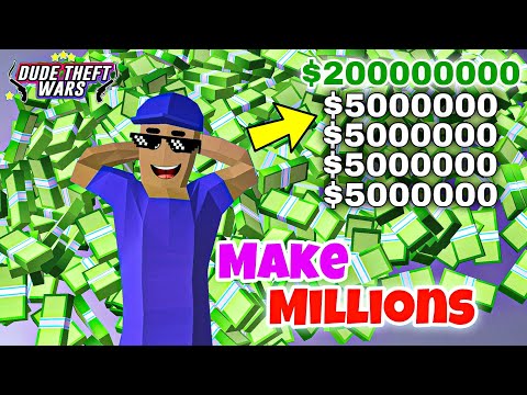 How To Make Money Fast in dude Theft Wars | Dtw money fast | CHM JALAL