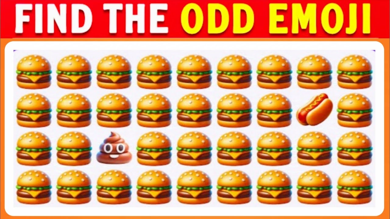 Find The ODD One Out | Emoji Quiz | Easy, Medium, Hard