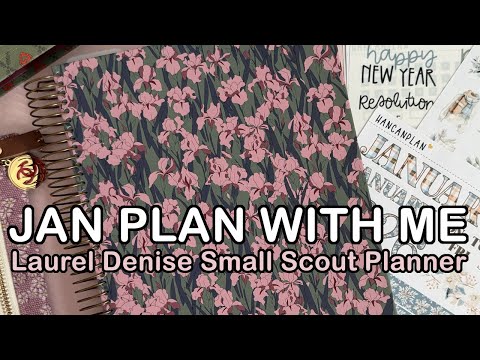 Laurel Denise Small Scout Planner | Plan with Me January 2026 | New Planner Setup