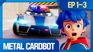 Download lagu Metal Cardbot | 🦾 First Adventure with Blue Cop the Blue Police Car mp3