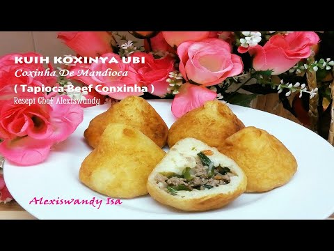 , title : 'saya amat suka latin KUIH KONXINYA UBI nikmat syurgak gitu (Coxinha  De Mandioca) Resepi Alexiswandy'