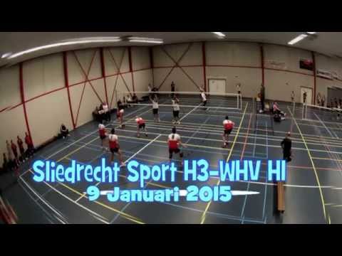 Sliedrecht Sport H3 - WHV H1 ~9 Jan 2015 ~ set 1