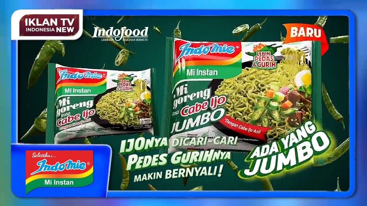 TVC Iklan Indomie Goreng Cabe Ijo "Lebih Pedas dan Gurih Makin Bernyali" 15s (Juli 2026) | SCTV HD