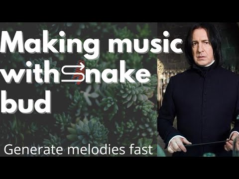 Make fast melodies with Snake Bud