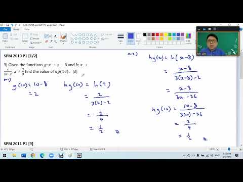 F4 C1 4 Composite Functions SPM Pass Year