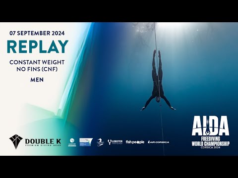 AIDA Depth World Championship Ajaccio 2024 - Constant Weight No Fins (CNF) - Men