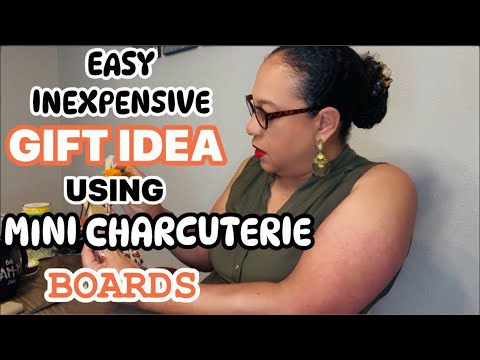Easy DIY Gift Idea For The Holidays Using A Mini Charcuterie Board #vendor  #viral #giftideas