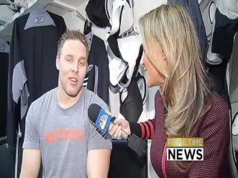 LA King's Jack Johnson with Andy Ader