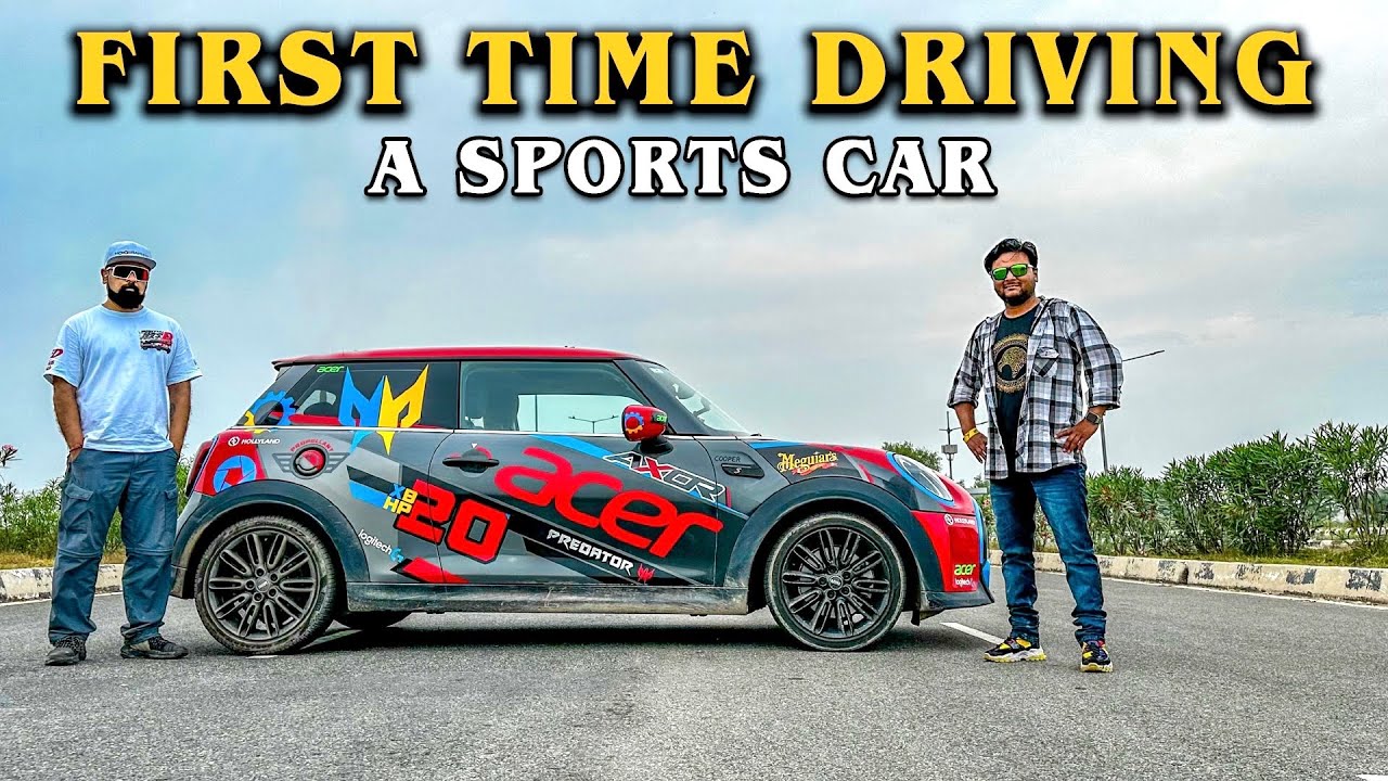 Drove for the first time 😍 DREAM SPORTS CAR 🚗 MINI COOPER