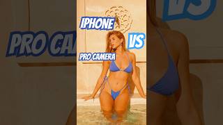 Can an Iphone rival a professional camera’s footage? Share your thoughts?✨