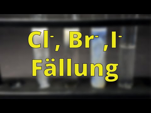 Halogenid Nachweis - Schulexperimente