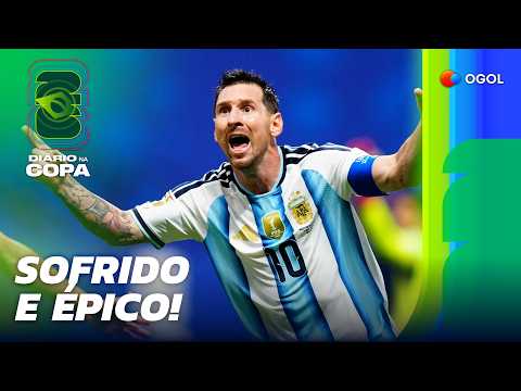 MESSI CARREGA A ARGENTINA PARA AS QUARTAS DA COPA