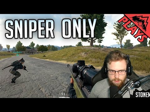 SNIPERS ONLY - - PlayerUnknown's Battlegrounds Gameplay #111 (PUBG Custom first person 8-man Squads)