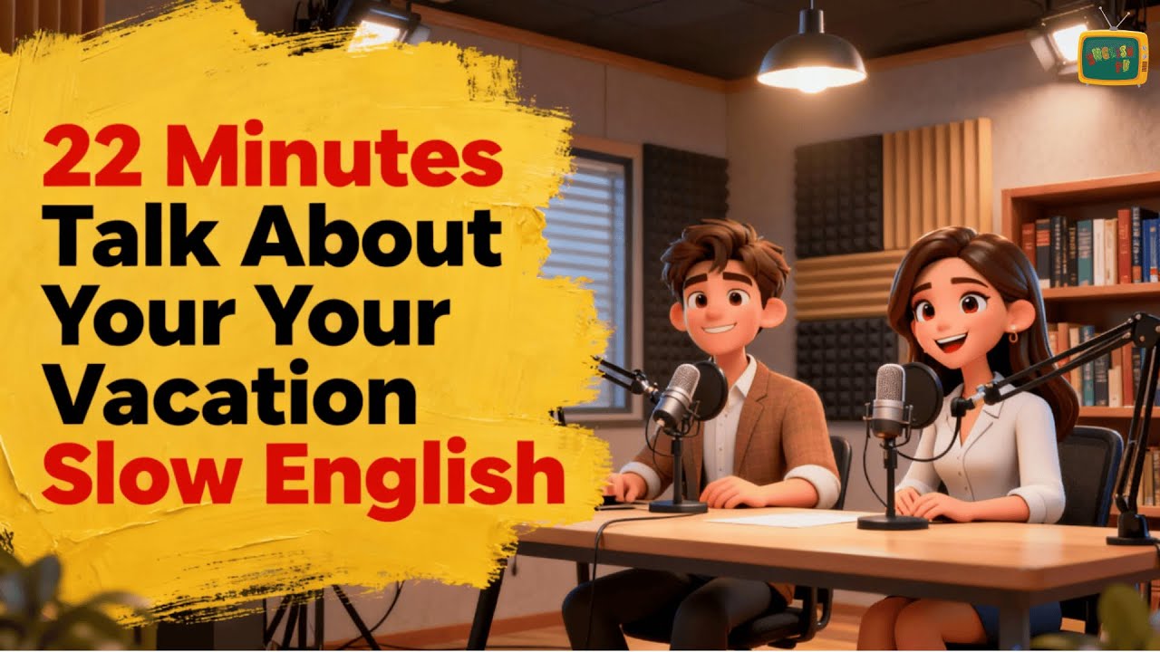 Talk About Your Vacation | Slow English Listening Practice | Shadowing for Beginners