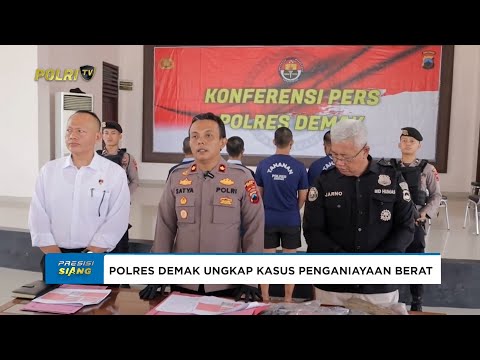POLRES DEMAK AMANKAN 4 PELAKU PENGEROYOKAN