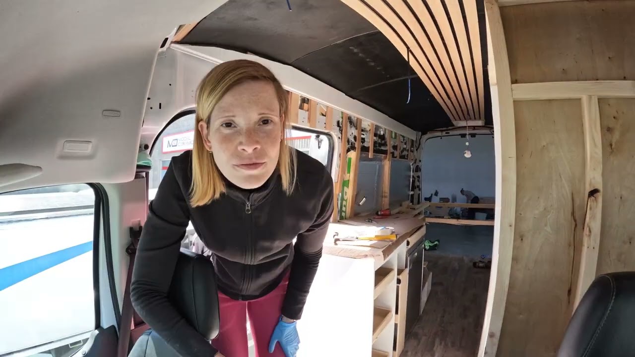 VanBuild Day 28: Building Our Dream Van Helene with Getavan | Van Build Journey Continues! April 17