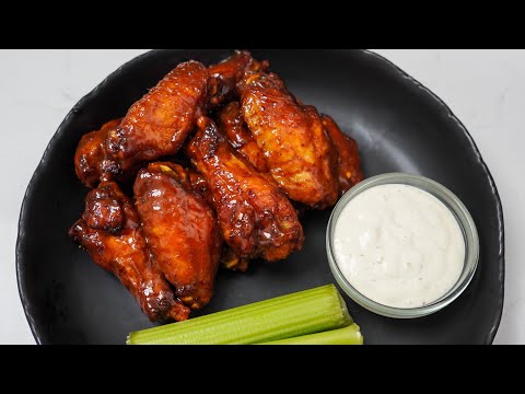 How to Make Hot Honey Mustard Wings | The Ultimate Gameday Appetizer 
