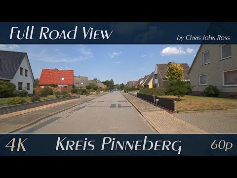 Bilsen, Kreis Pinneberg, Germany: Beim Denkmal, Dorfstraße, Alvesloer Straße - 4K Ultra HD