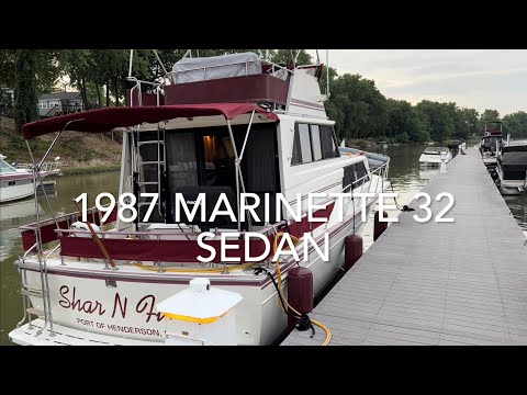 Part #1   174 Mile Ohio River Trip From Evansville To Kentucky Lake!!!!!! On Out 1987 Marinette 32!!