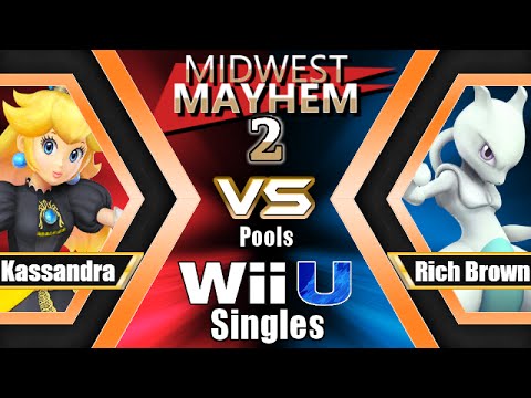 Midwest Mayhem 2 – Pools – Rich Brown (Mewtwo) vs. KassandraNova (Peach, Metaknight)