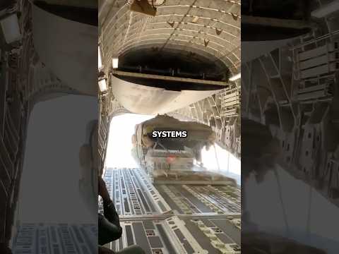 Army aircraft dropping tanks from the air