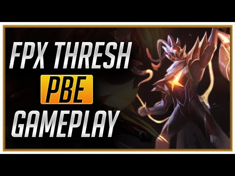 FPX Thresh Skin PBE Gameplay | Da wo der Hook zuhause ist!