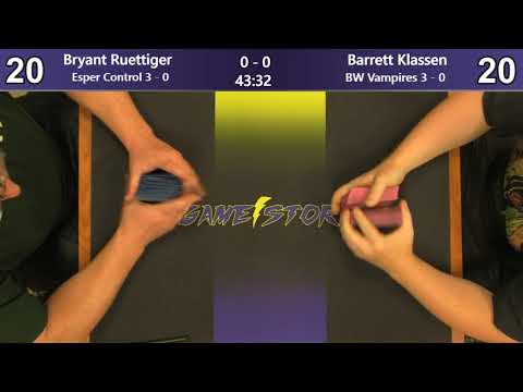 Bryant Ruettiger (Esper Control) vs Barrett Klassen (BW Vampires) - Friday Night Standard 8/16/19