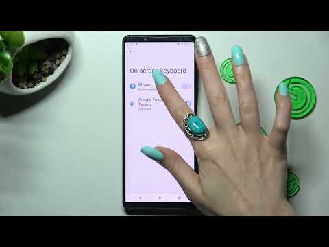 How to Locate the Text Correction Settings of Sony Xperia 5 IV - Keyboard Options
