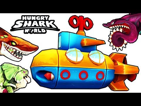 NEW PLAYABLE SUBMARINE NAUTILUS (HUNGRY SHARK WORLD)