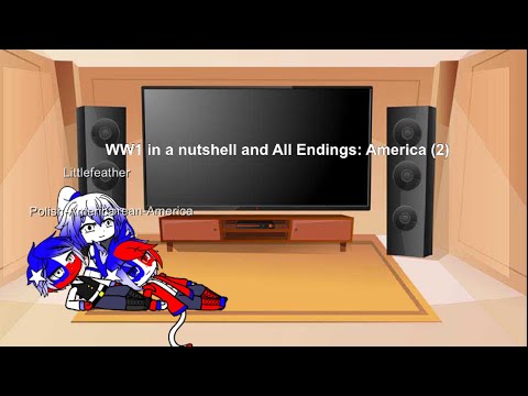 Countryhumans: America’s kids react to WW1 in a nutshell and All Endings: America (2) @Icariaball