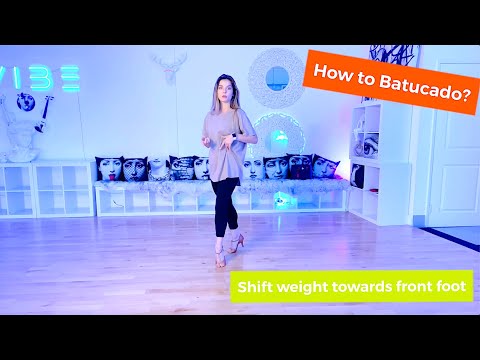 Ho to Batucado in Samba? - Step across, Hip front, Keep knees soft - join  DanceWithOleg.com