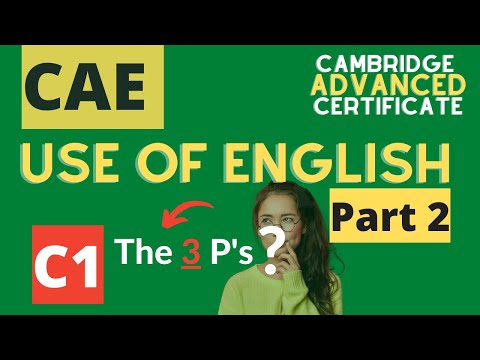 CAE Use of English Part 2 // Cambridge English: Advanced Use of English Part 2 [C1]