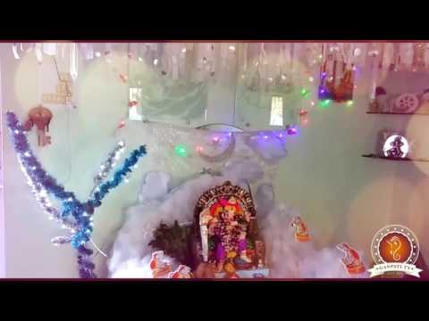 Pratiksha Kedari Home Ganpati Decoration Video