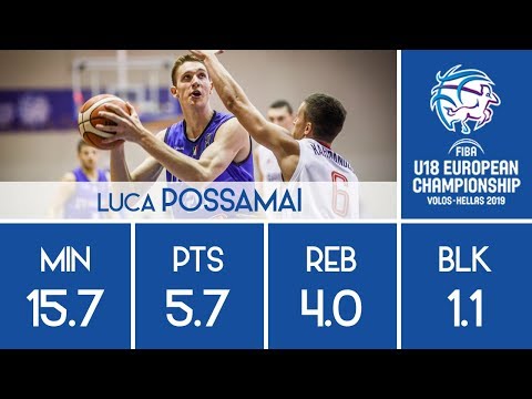 Luca Possamai - 2019 U18 European Championship