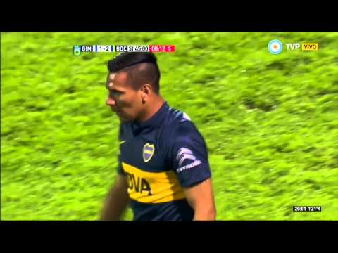 Gol de Chávez (1-2) / Gimnasia (LP) 1 - 2 Boca Juniors -  Fecha 22 Torneo Argentino 2015