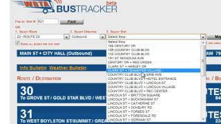 WRTA - Bustracker ETA Page