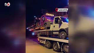 Bir Çekicinin Üzerine 3 Çekici Yükledi