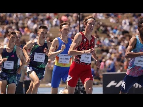 Cooper Teare VS Timothy Cheriyot | Men's 1500m LA Grand Prix | 1500m - 3:32