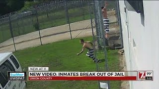 VIDEO: inmates escaping Union Co. jail