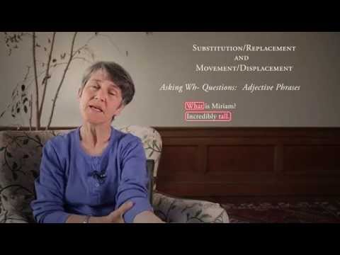 Generative Syntax 2.2: Moving Constituents