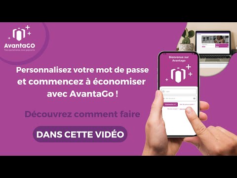 Guide rapide : Personnaliser mot de passe AvantaGo